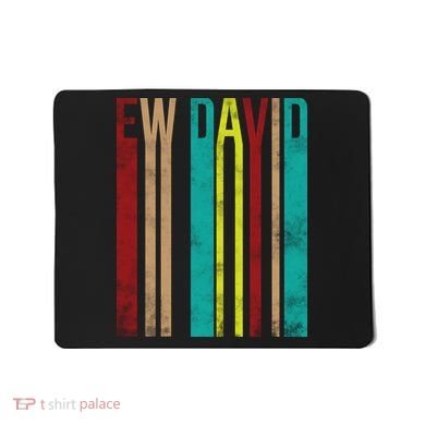 Ew David Retro Logo Mousepad