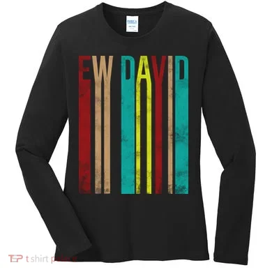 Ew David Retro Logo Women's Long Sleeve Shirt