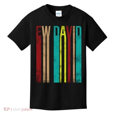 Ew David Retro Logo Kids T-Shirt