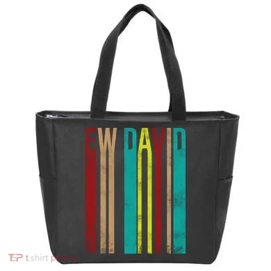 Ew David Retro Logo Tote Bag