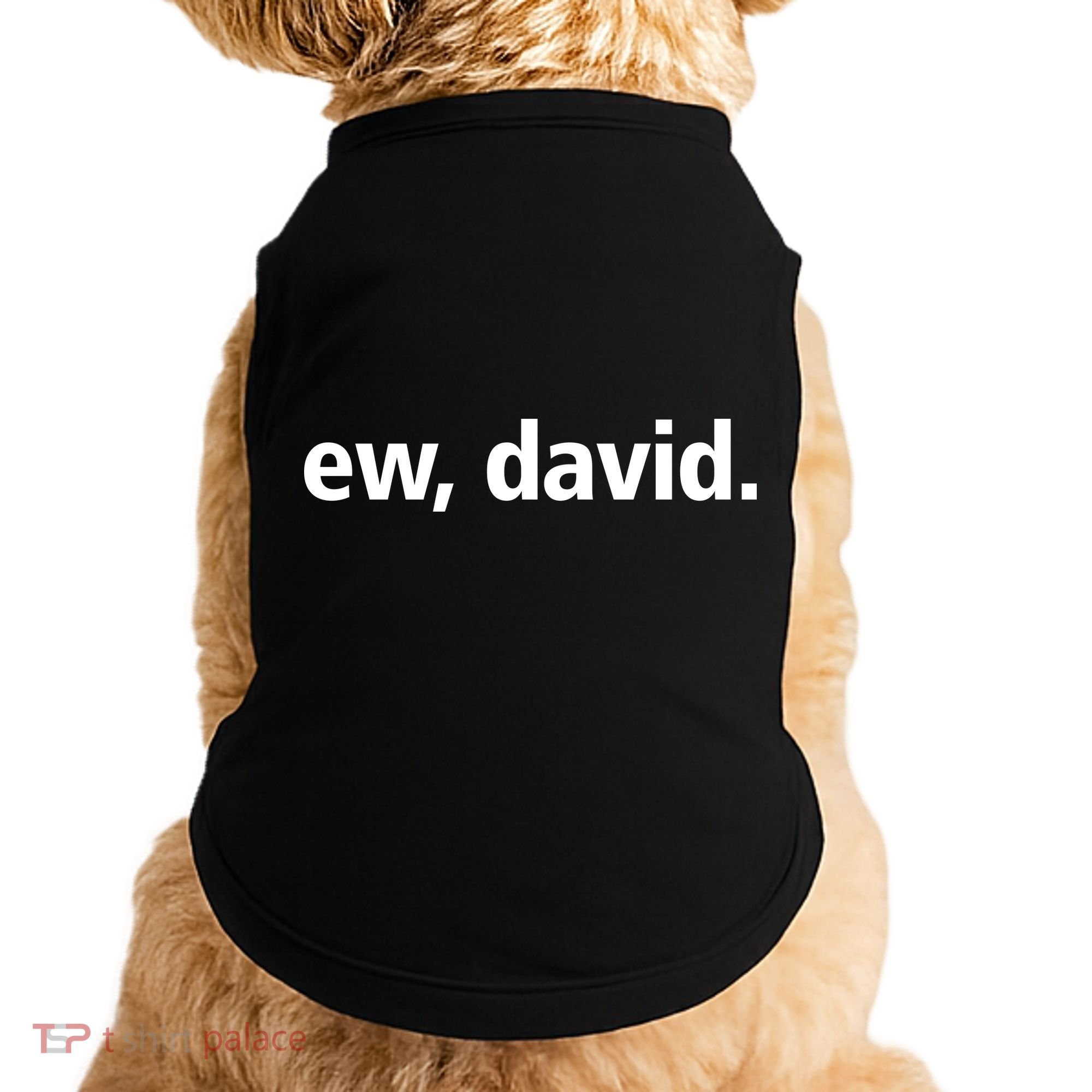 Ew David Simple Logo Doggie Tank