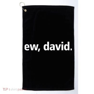 Ew David Simple Logo Golf Towel