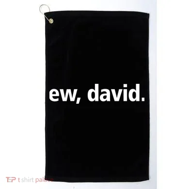 Ew David Simple Logo Golf Towel