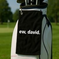 Ew David Simple Logo Golf Towel thumb 2
