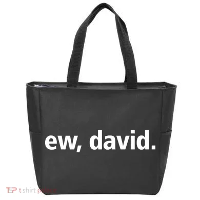 Ew David Simple Logo Tote Bag