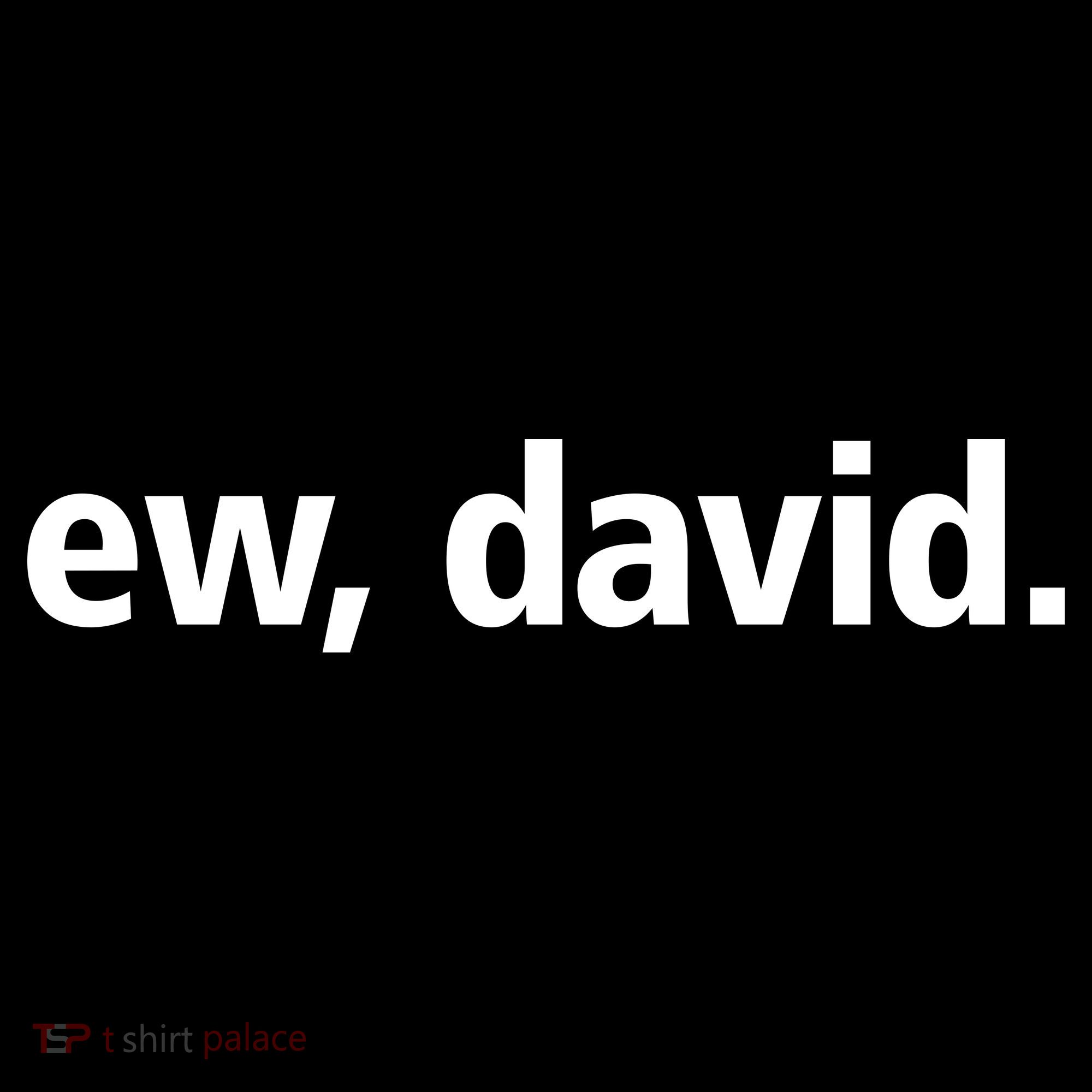 Ew David Simple Logo Tote Bag