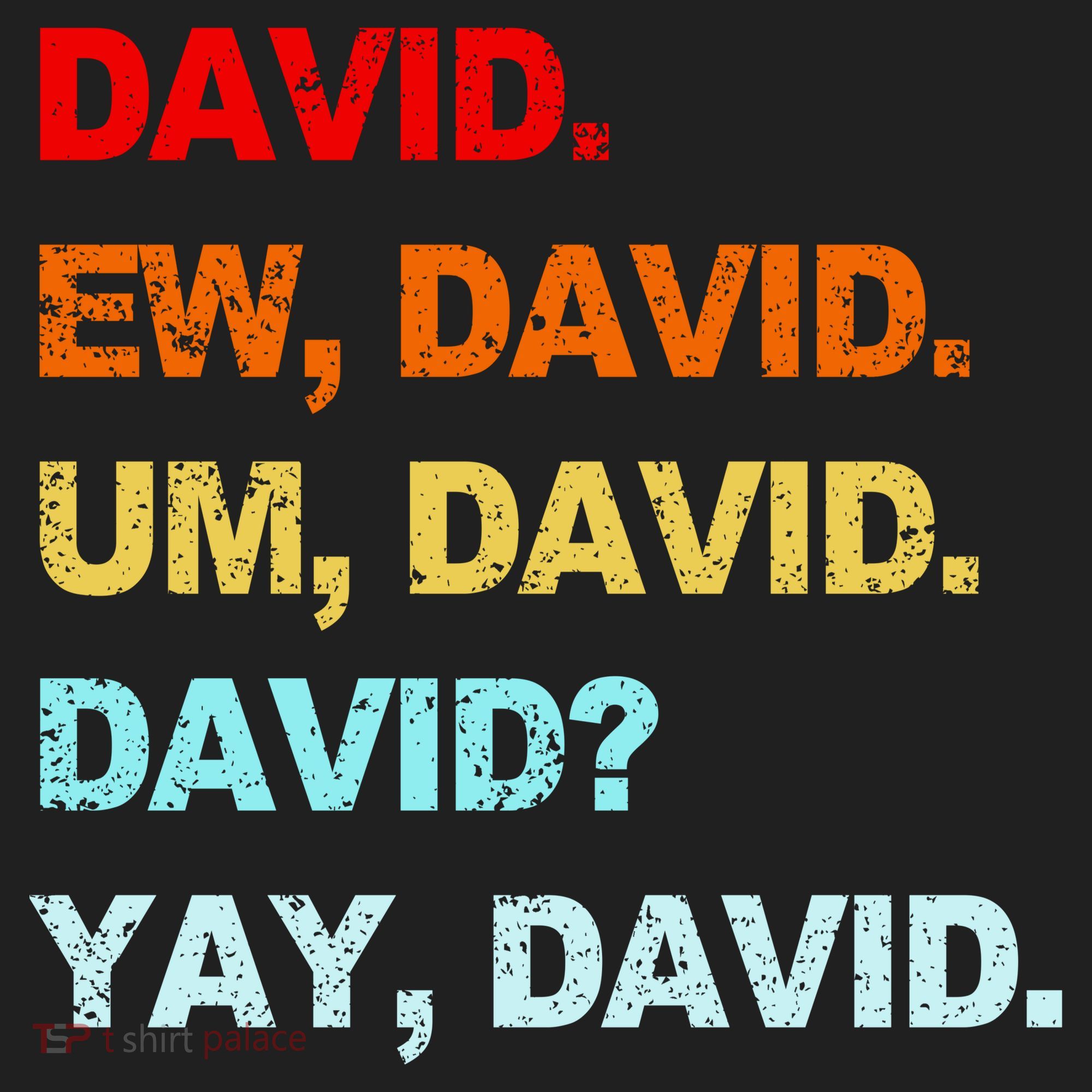 Ew David Yay David Golf Towel