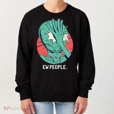 Ew People Alien Facepalm Women's Sweatshirt