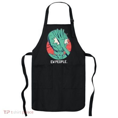 Ew People Alien Facepalm Apron