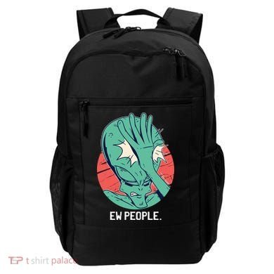 Ew People Alien Facepalm Backpack