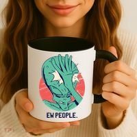 Ew People Alien Facepalm Coffee Mug thumb 3