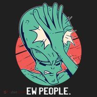 Ew People Alien Facepalm Tumbler thumb 3