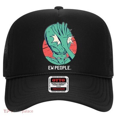 Ew People Alien Facepalm Hat
