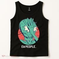 Ew People Alien Facepalm Tank Top thumb 2