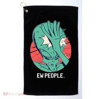 Ew People Alien Facepalm Golf Towel thumb 0