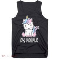 Ew People Funny Cute Unicorn Tank Top thumb 0