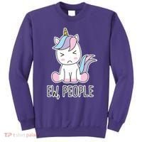 Ew People Funny Cute Unicorn Sweatshirt thumb 0