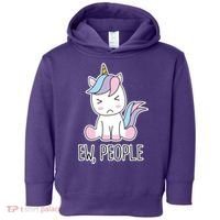 Ew People Funny Cute Unicorn Toddler Hoodie thumb 0