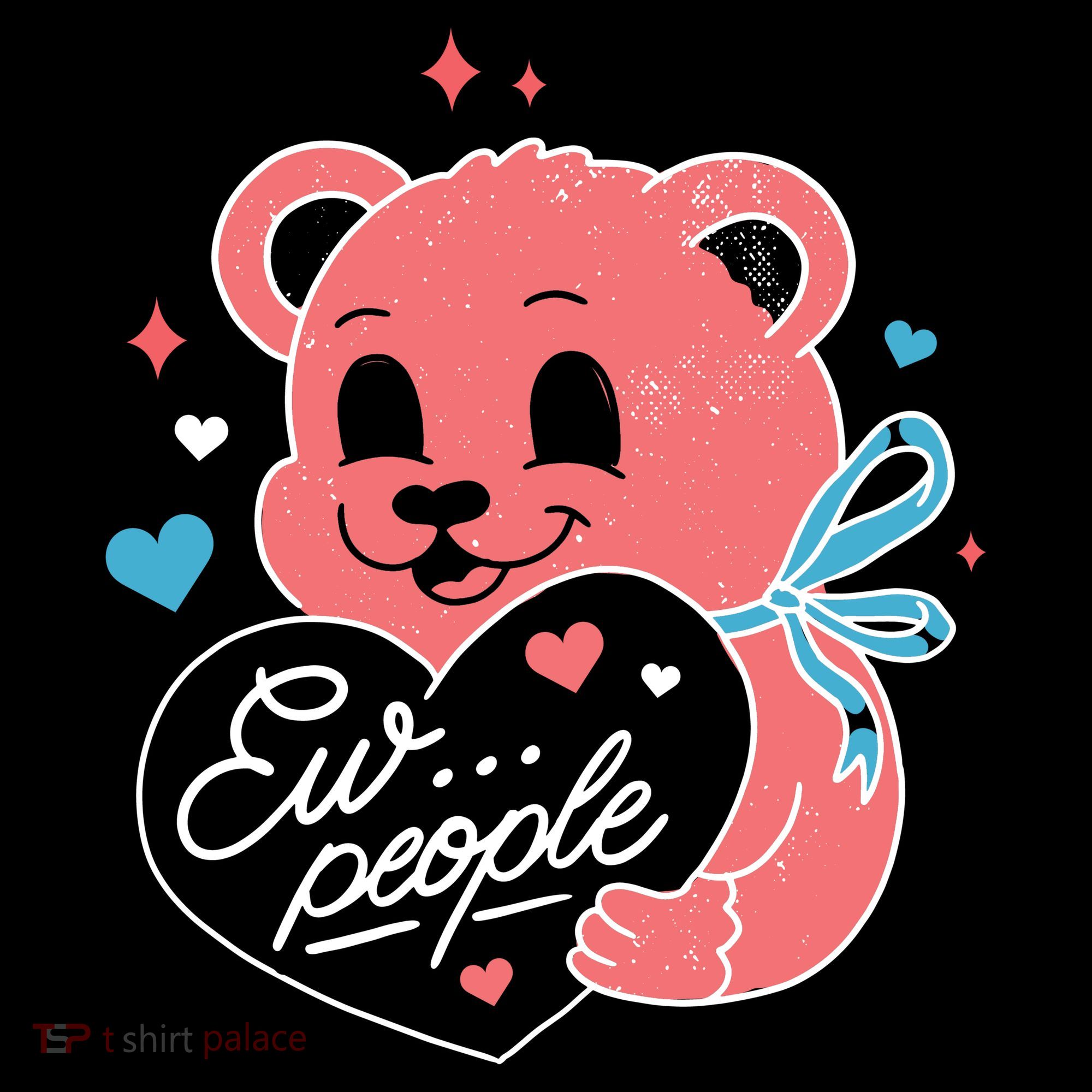 Ew People Teddy Bear Coaster