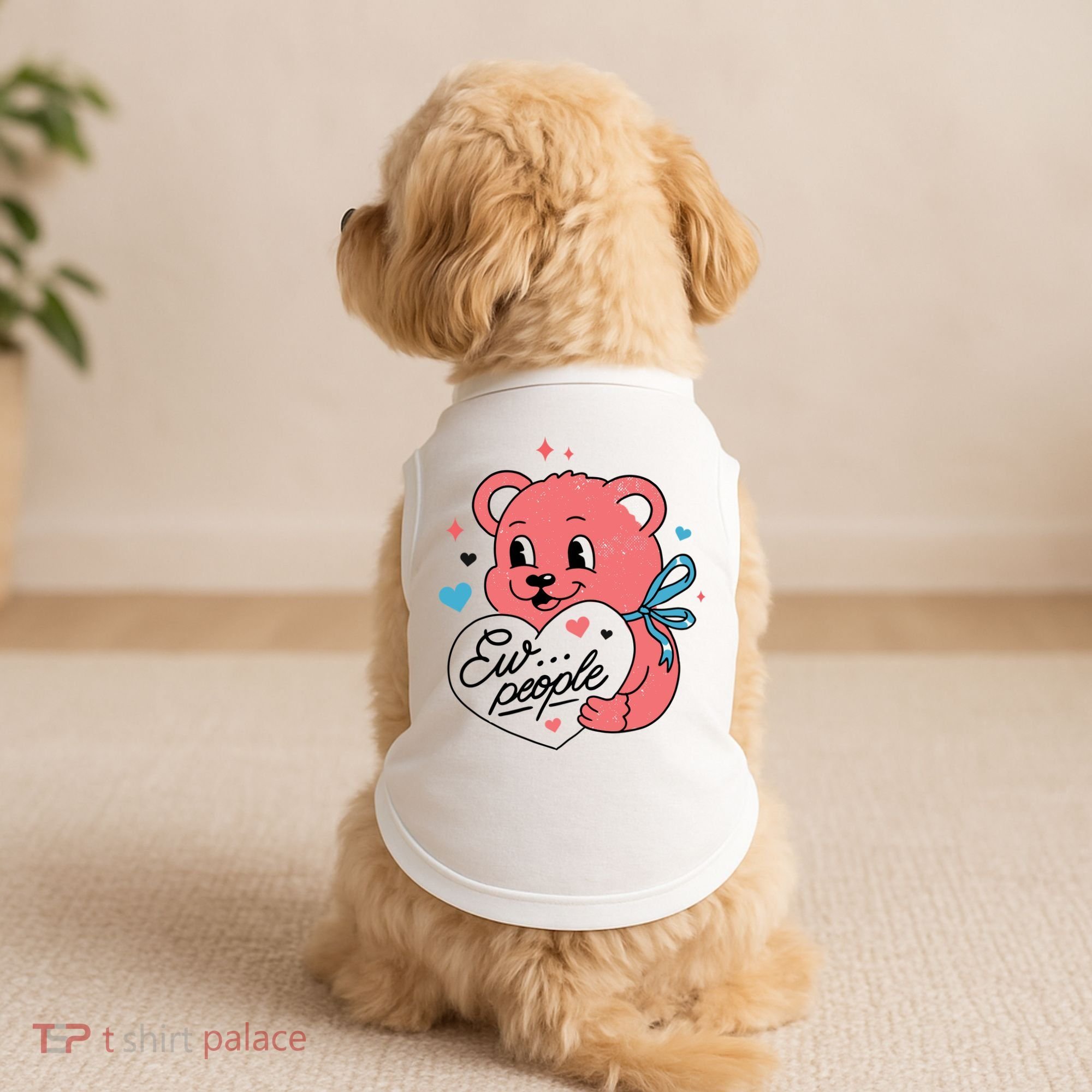 Ew People Teddy Bear Doggie Tank