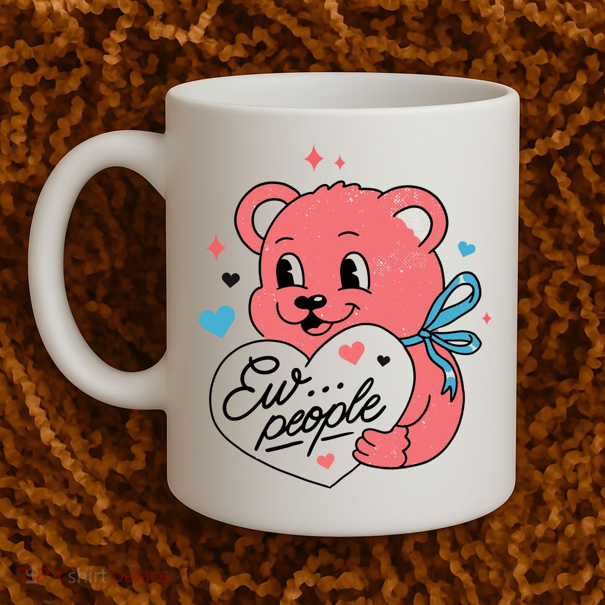 Ew People Teddy Bear Coffee Mug