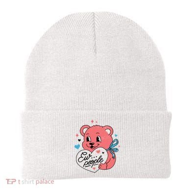 Ew People Teddy Bear Beanie