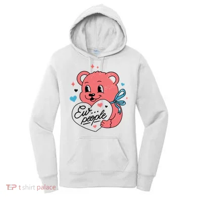 Ew People Teddy Bear Women's Hoodie