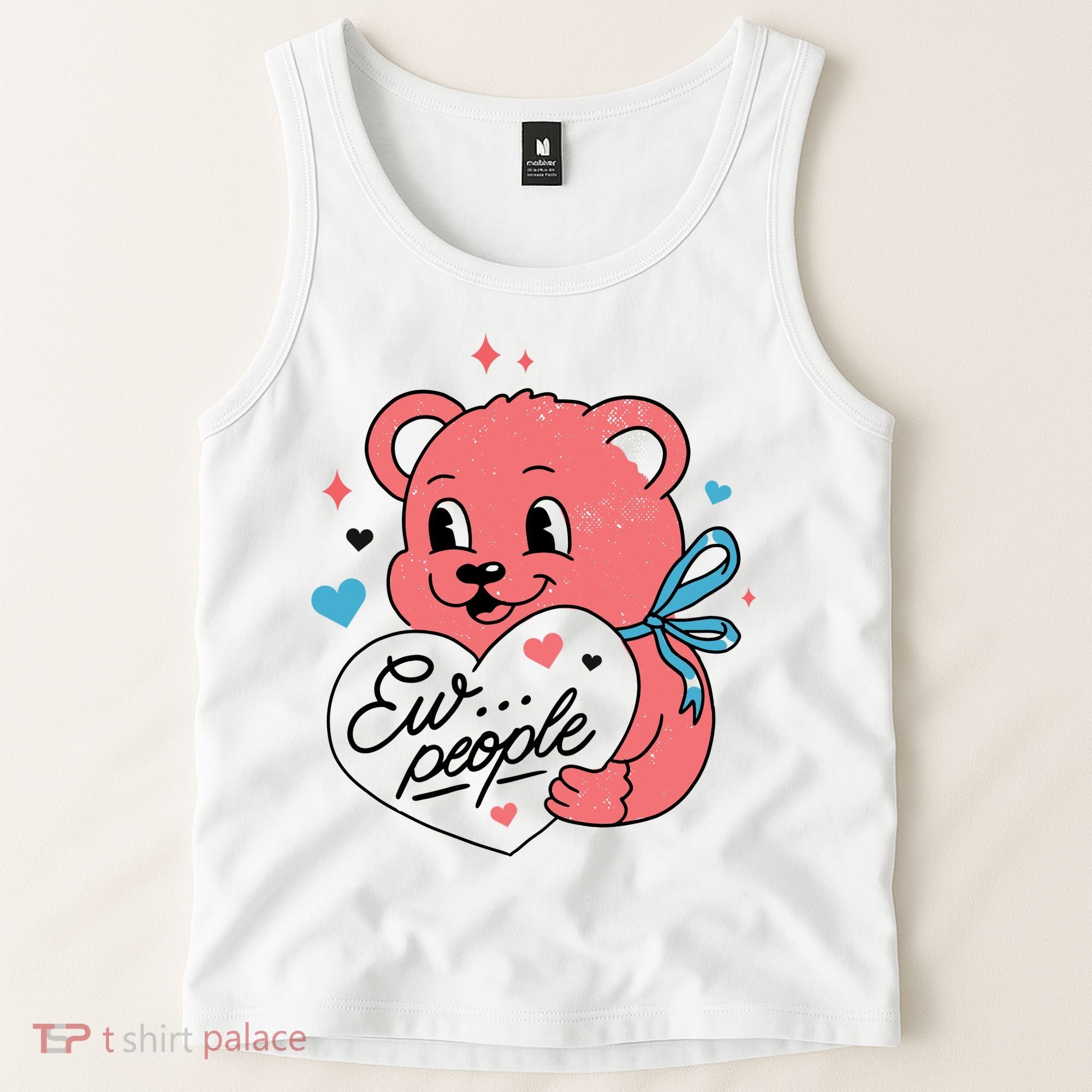 Ew People Teddy Bear Tank Top