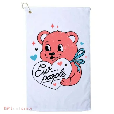 Ew People Teddy Bear Golf Towel