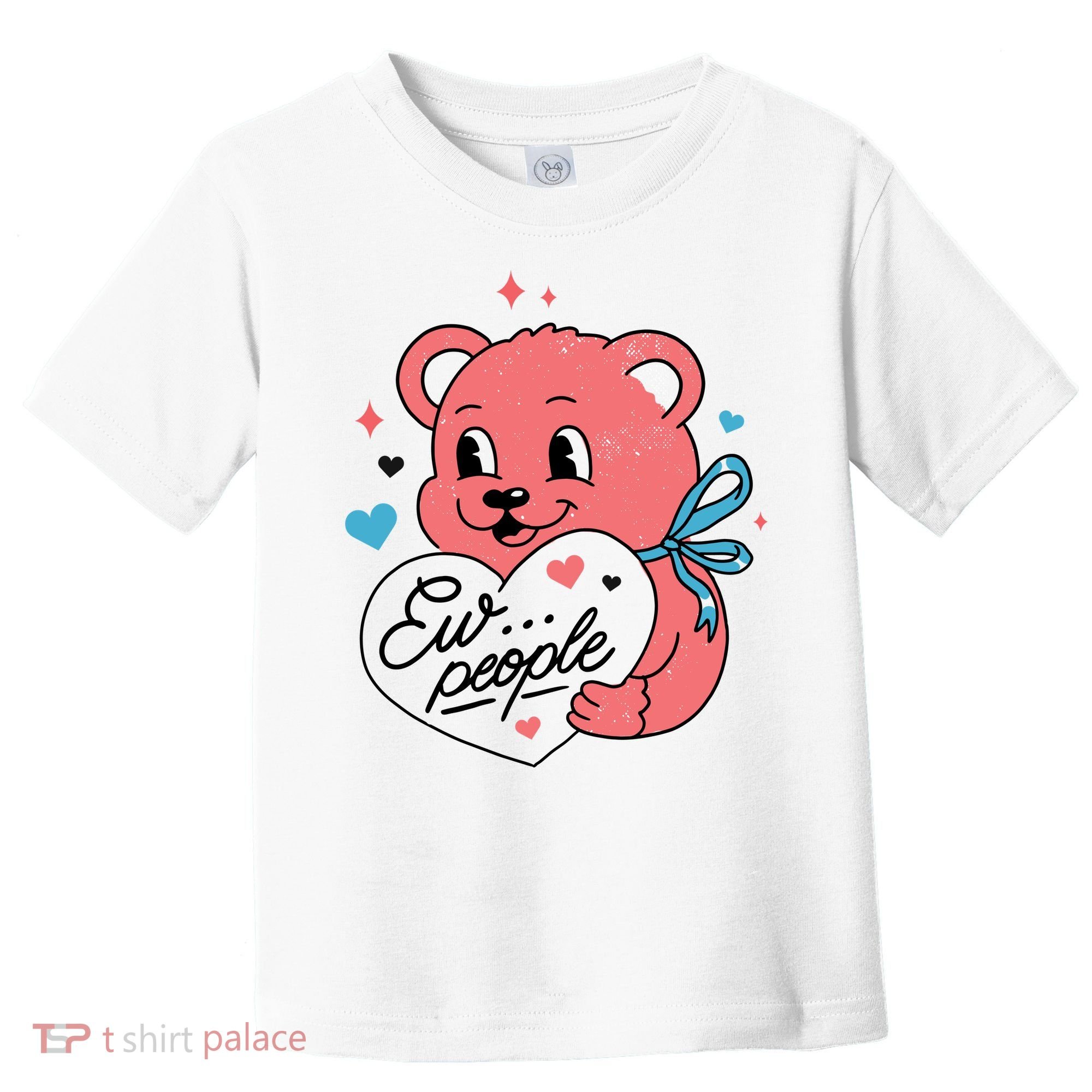 Ew People Teddy Bear Toddler T-Shirt