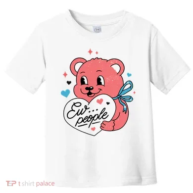 Ew People Teddy Bear Toddler T-Shirt