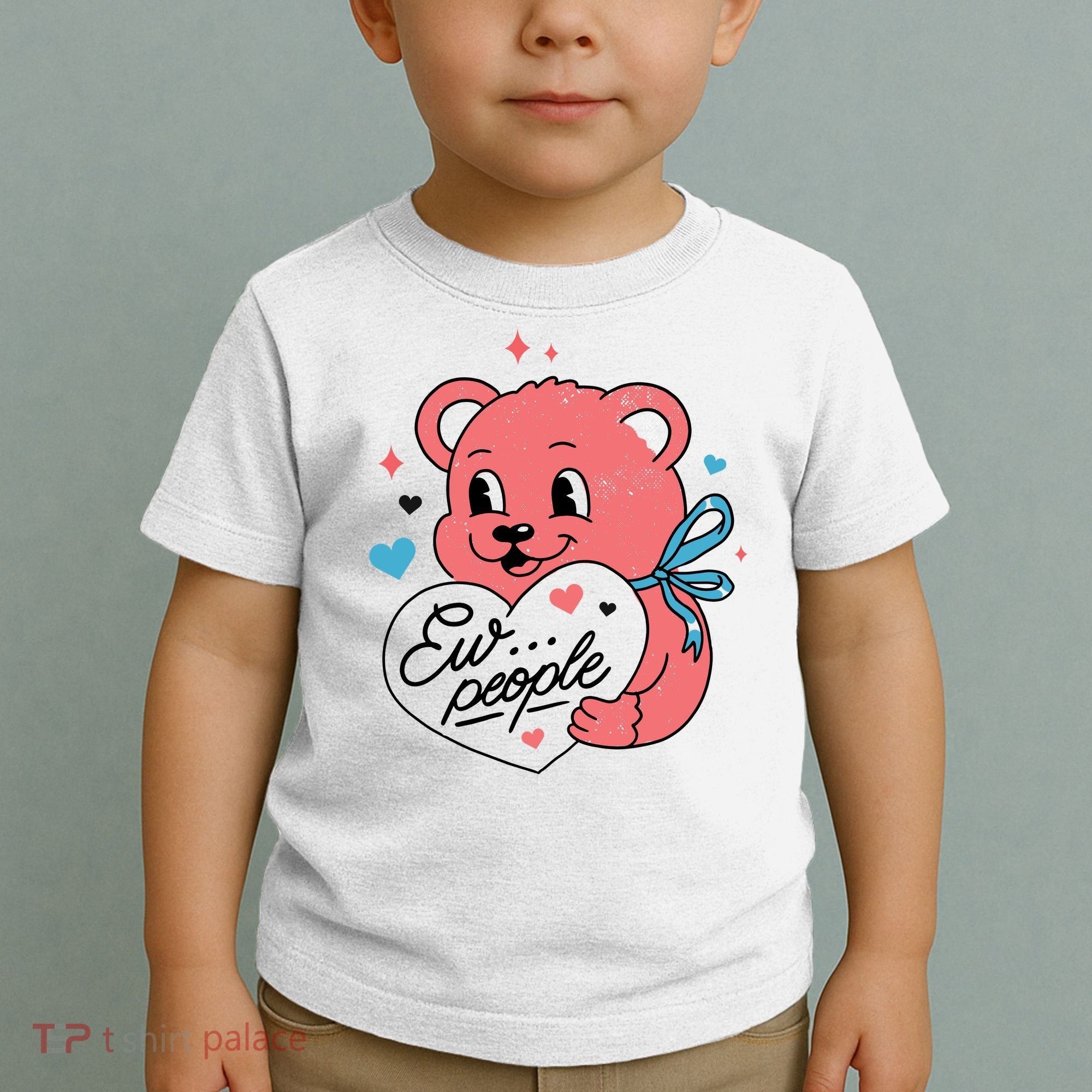 Ew People Teddy Bear Toddler T-Shirt