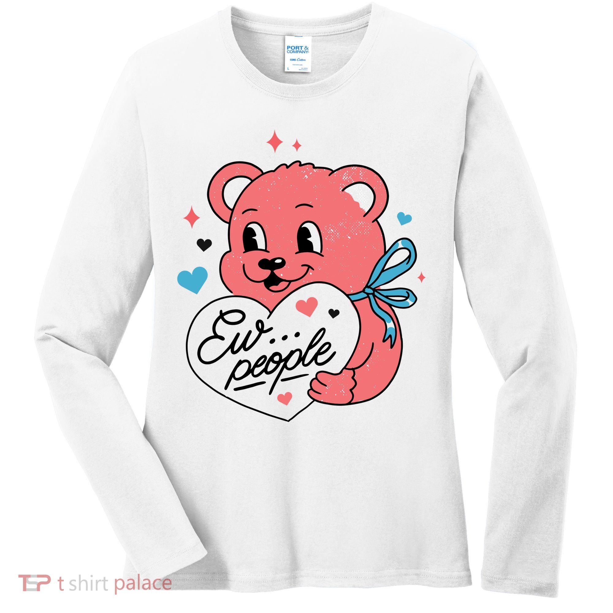 Ew People Teddy Bear Women's Long Sleeve Shirt