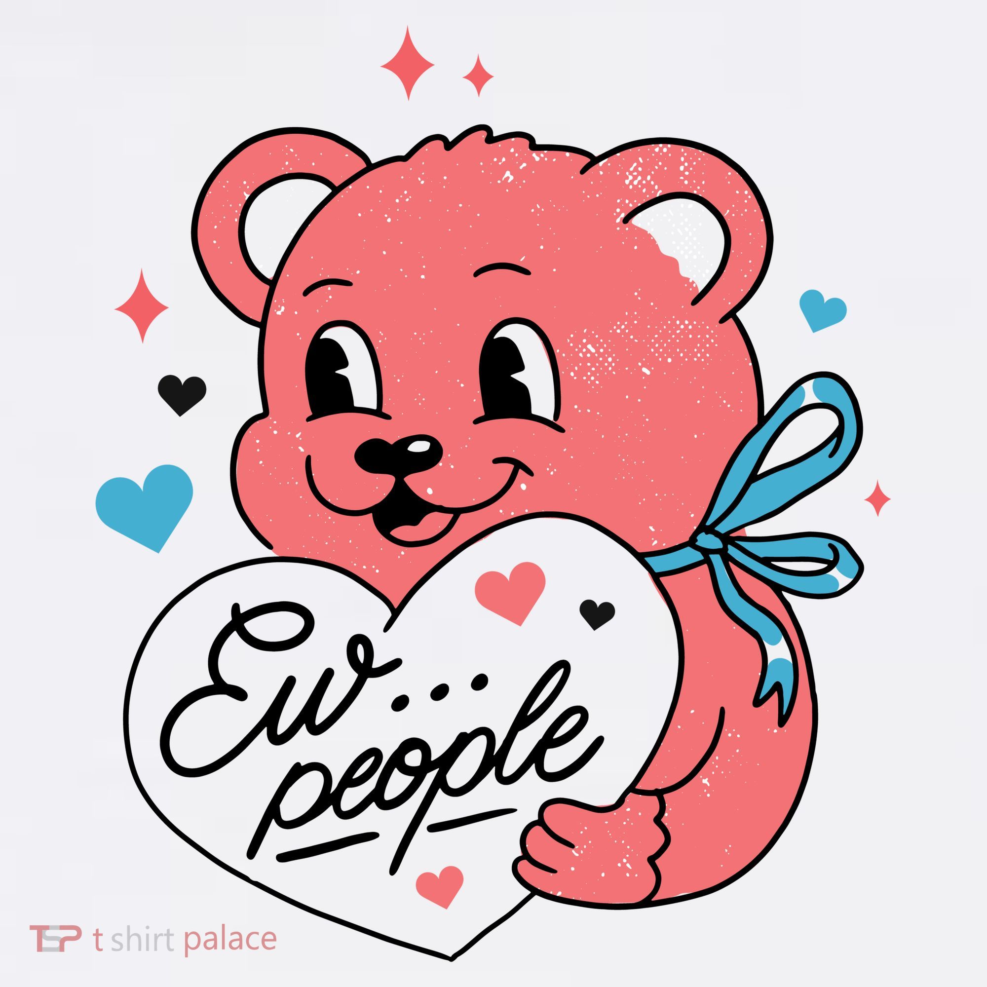 Ew People Teddy Bear Kids Sweatshirt