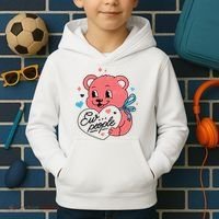 Ew People Teddy Bear Kids Hoodie thumb 2
