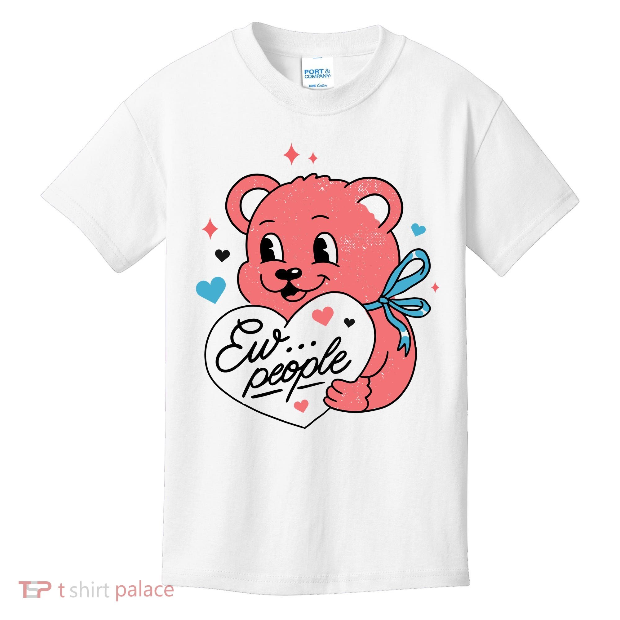 Ew People Teddy Bear Kids T-Shirt