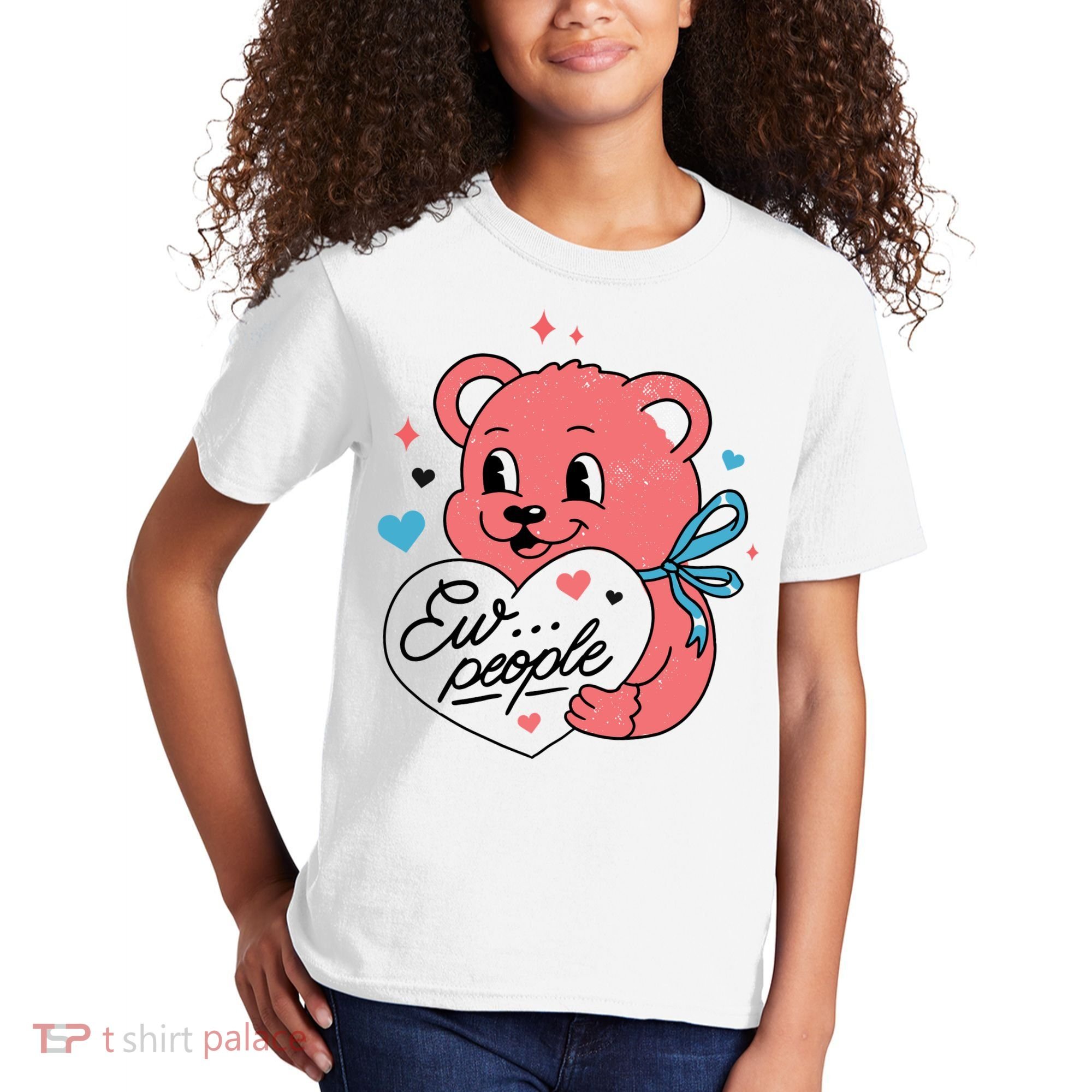 Ew People Teddy Bear Kids T-Shirt