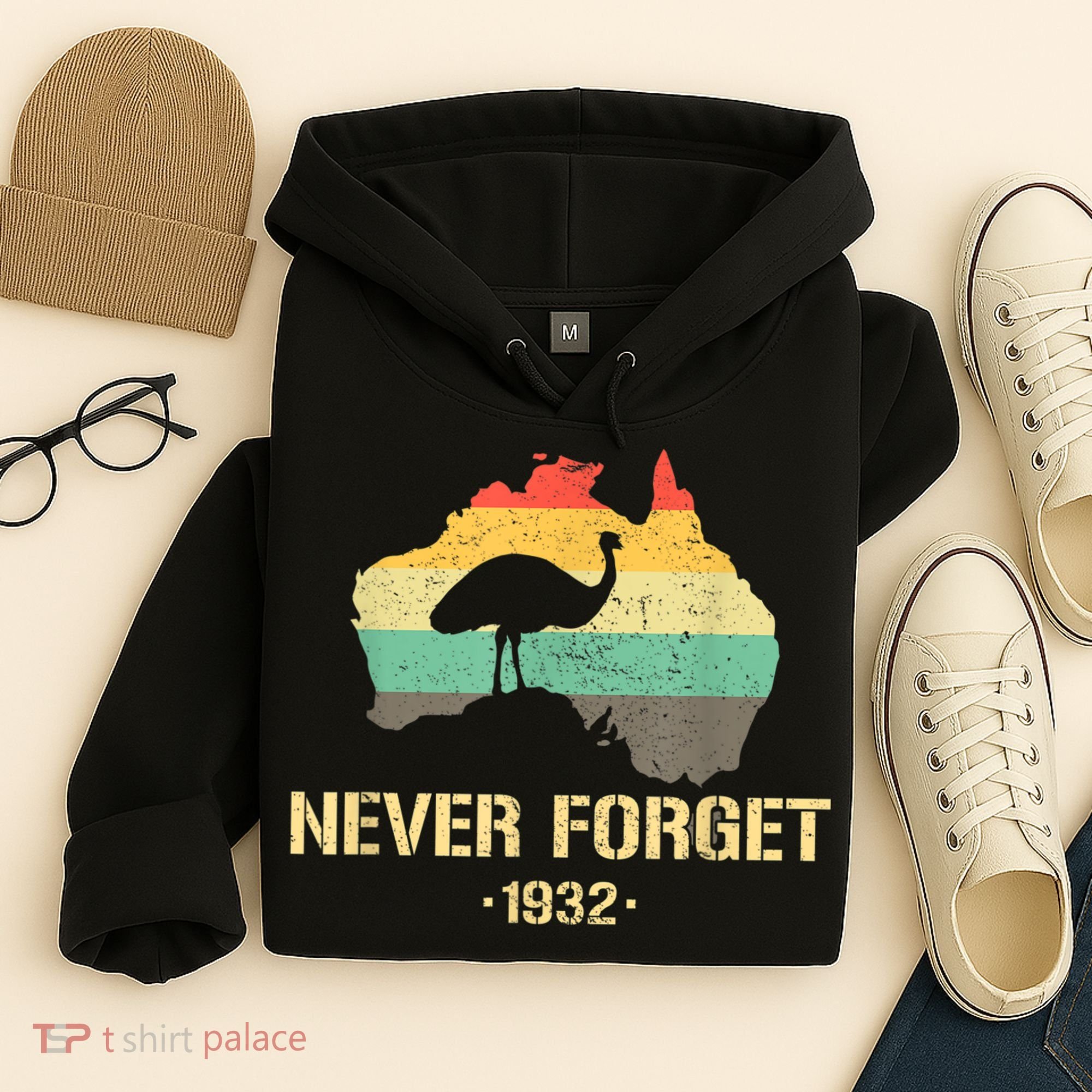 Emu War 1932 Funny Australia History Hoodie