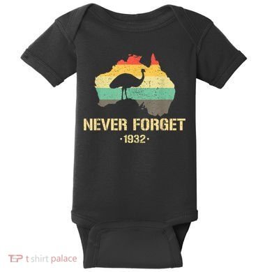 Emu War 1932 Funny Australia History Baby Bodysuit