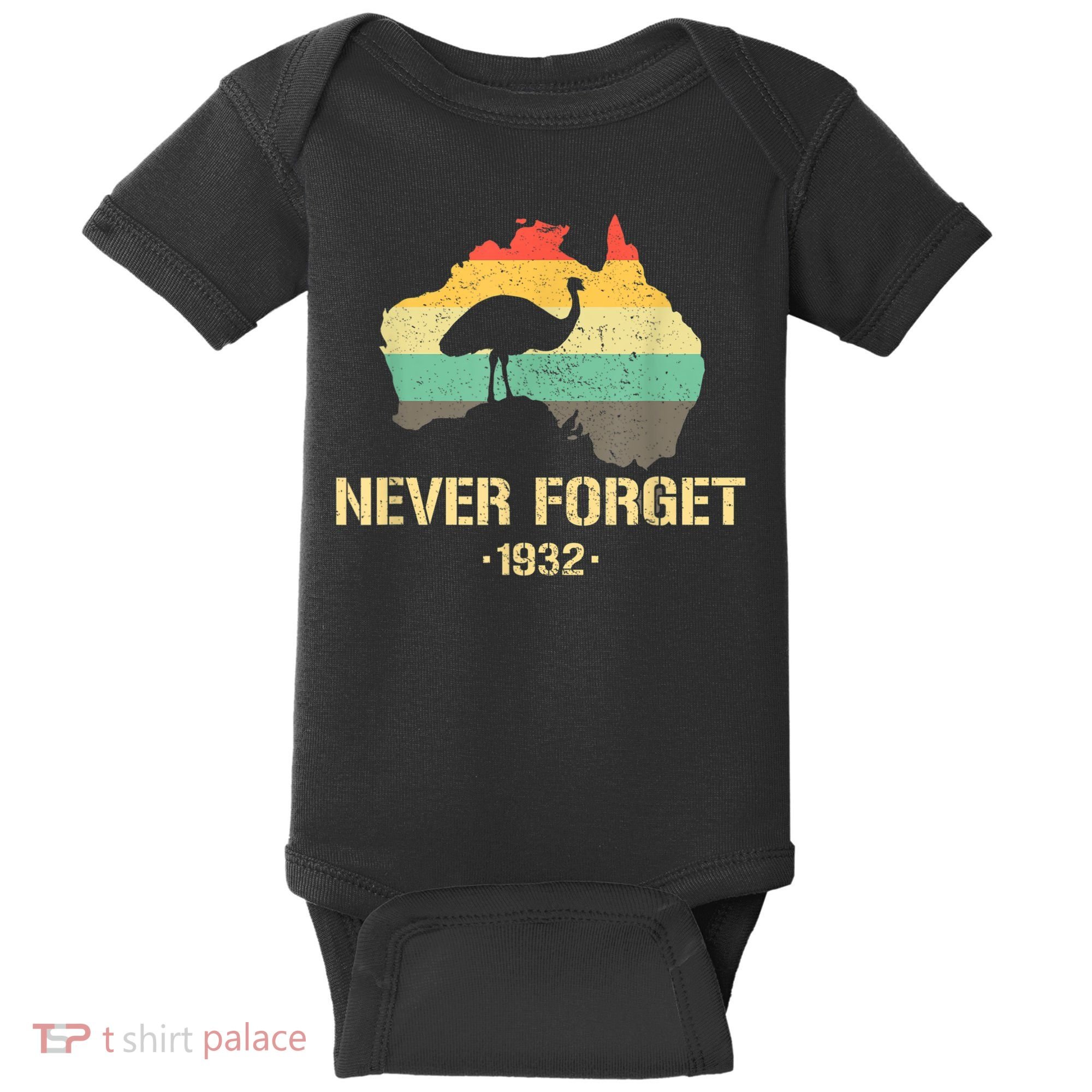 Emu War 1932 Funny Australia History Baby Bodysuit