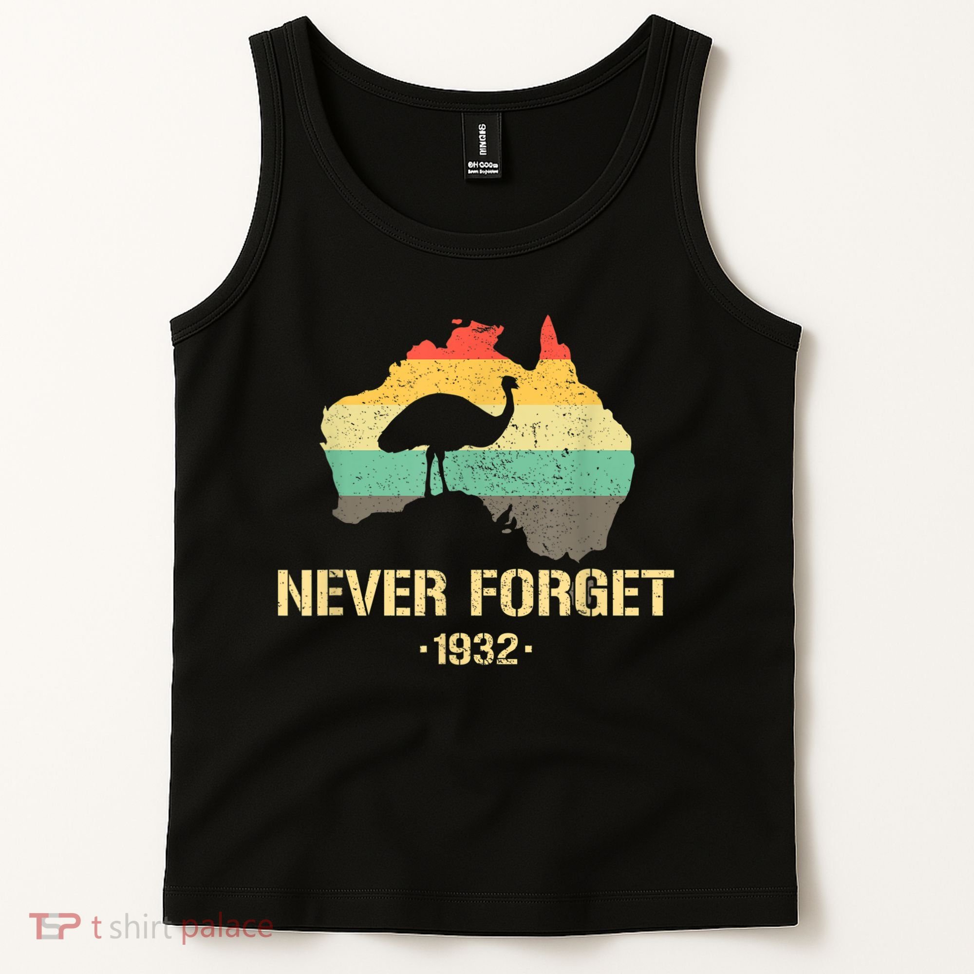 Emu War 1932 Funny Australia History Tank Top
