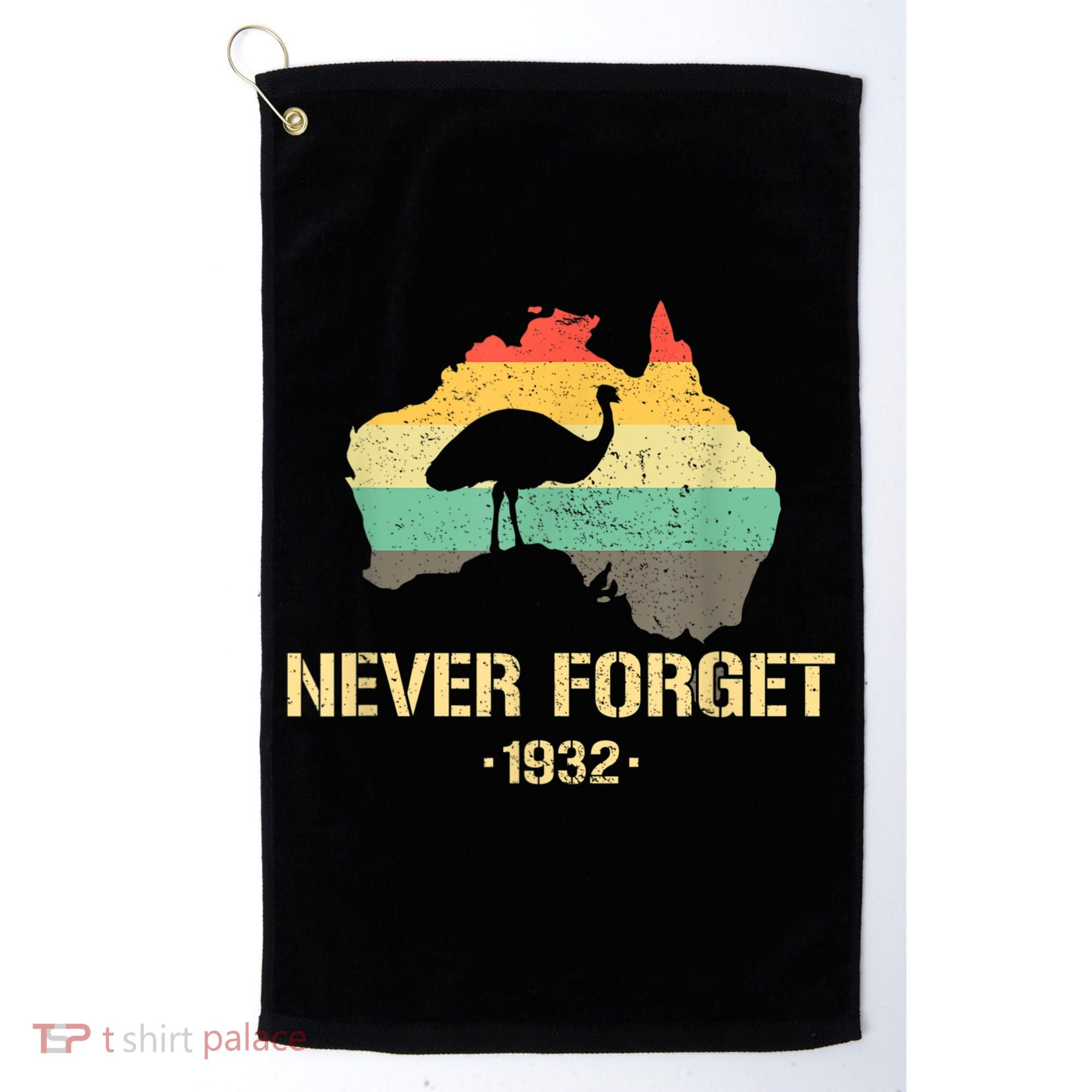 Emu War 1932 Funny Australia History Golf Towel