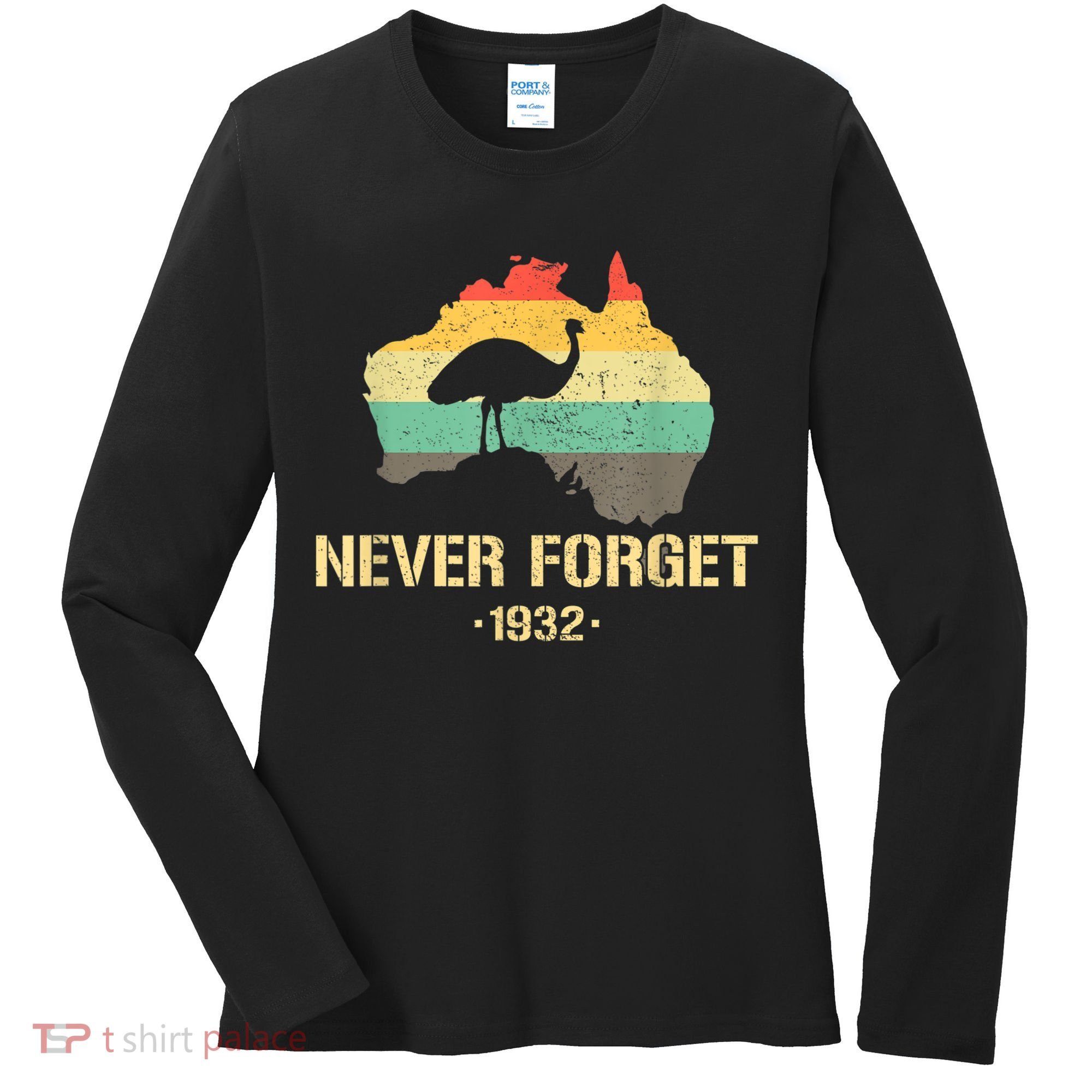 Emu War 1932 Funny Australia History Women's Long Sleeve Shirt