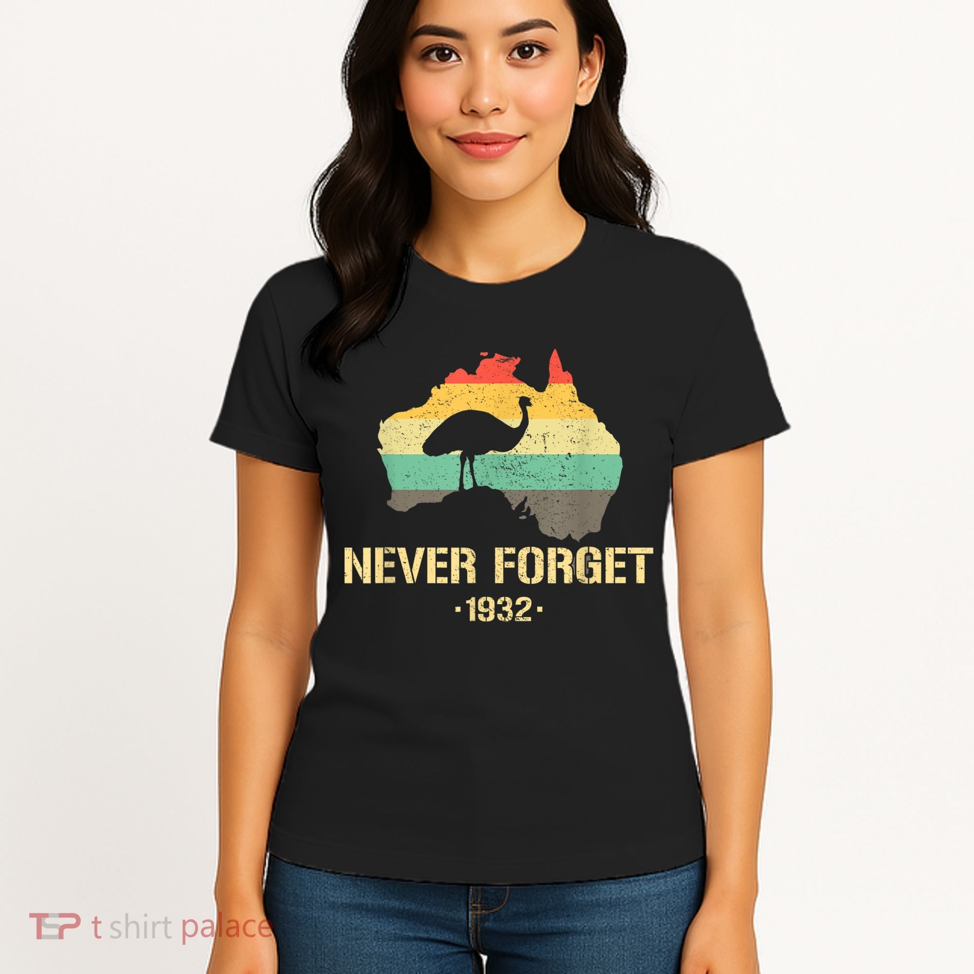 Emu War 1932 Funny Australia History Women's T-Shirt