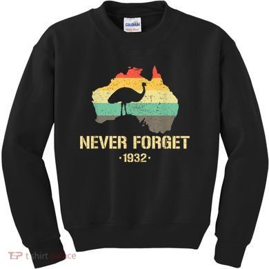 Emu War 1932 Funny Australia History Kids Sweatshirt