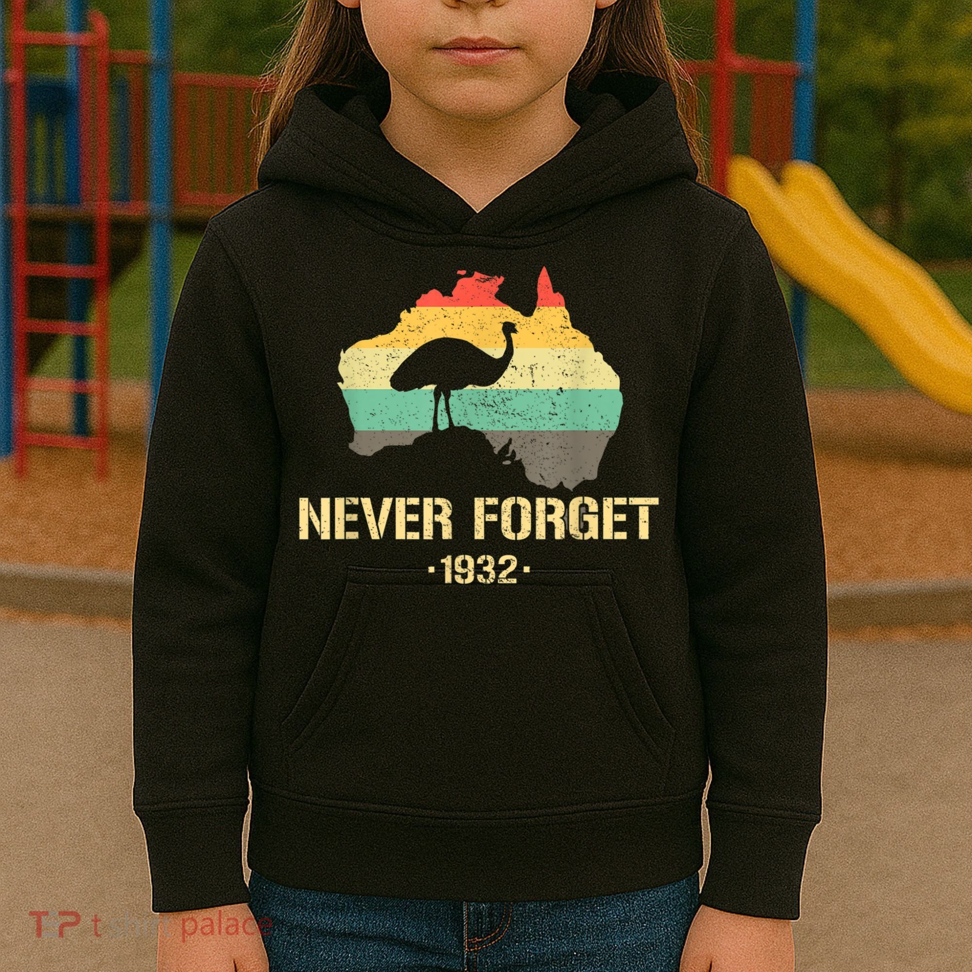 Emu War 1932 Funny Australia History Kids Hoodie
