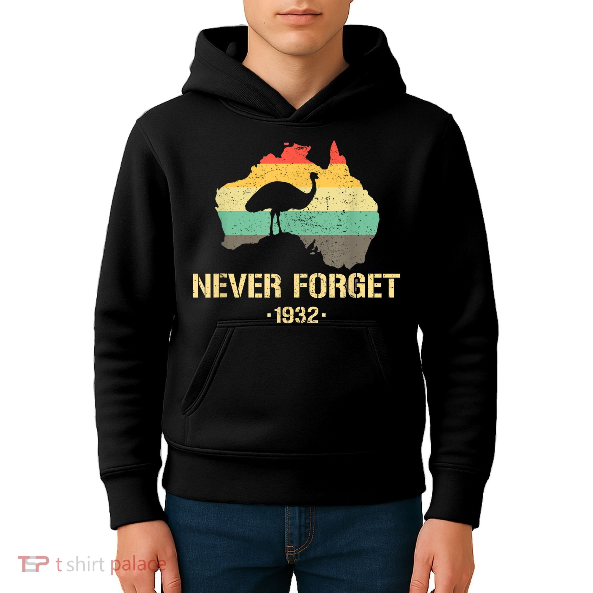 Emu War 1932 Funny Australia History Kids Hoodie