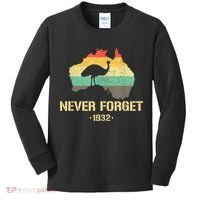 Emu War 1932 Funny Australia History Kids Long Sleeve Shirt thumb 0