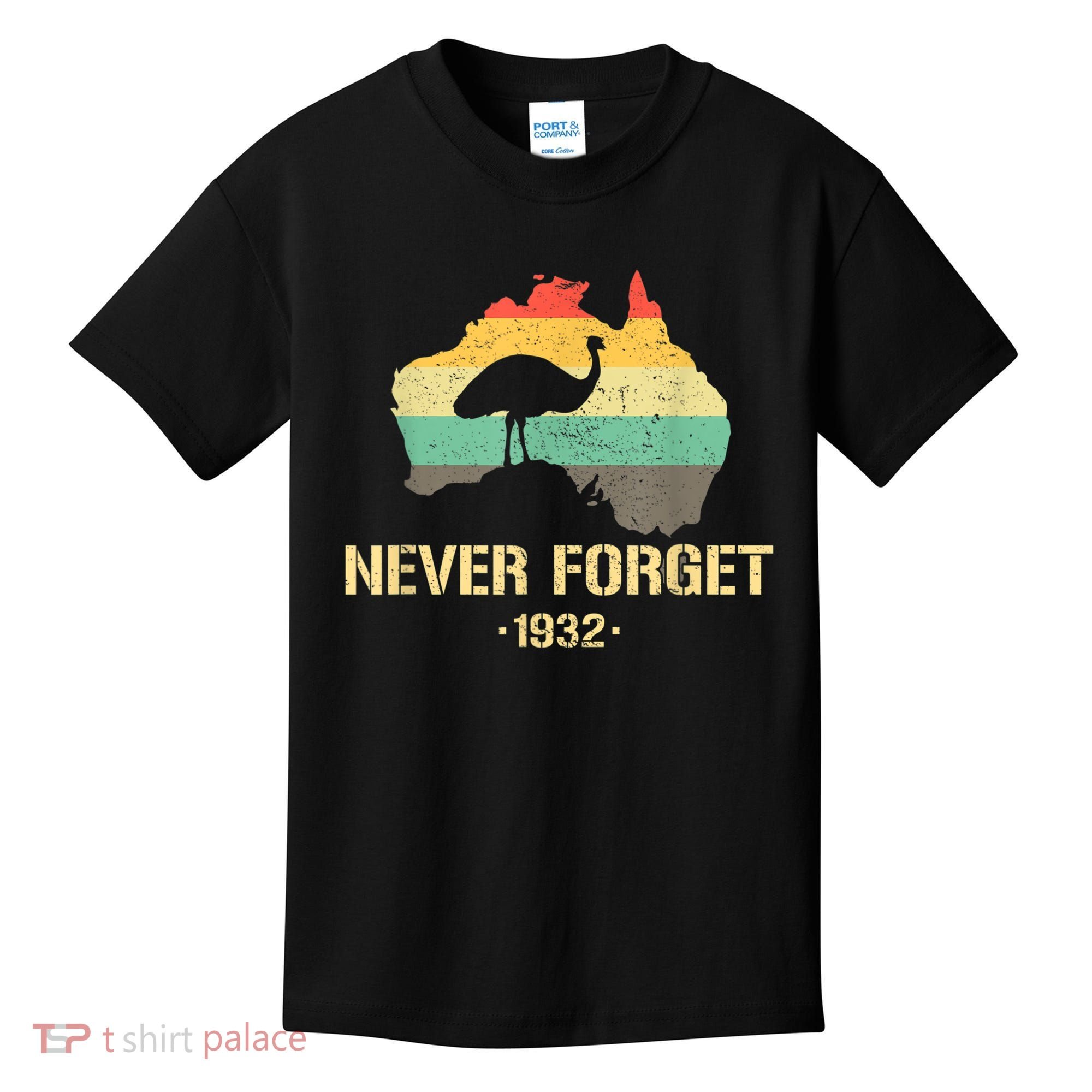 Emu War 1932 Funny Australia History Kids T-Shirt