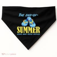 Endofsummer Winds: A Celebration Of Seasonal Change USA-Made Doggie Bandana thumb 0